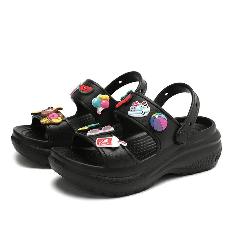 Shoes Outdoor Beach Peep Toe Non-slip Sandalias De Mujer