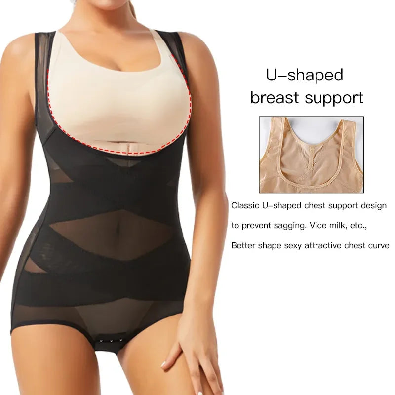 Seamless Full Body Shaper – Women’s Bodysuit Underwear