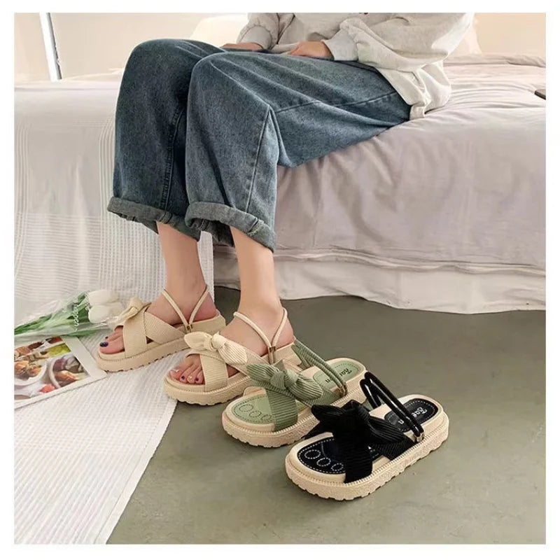 Women Sandals Summer Fairy Style Flower Sandals Fashion
