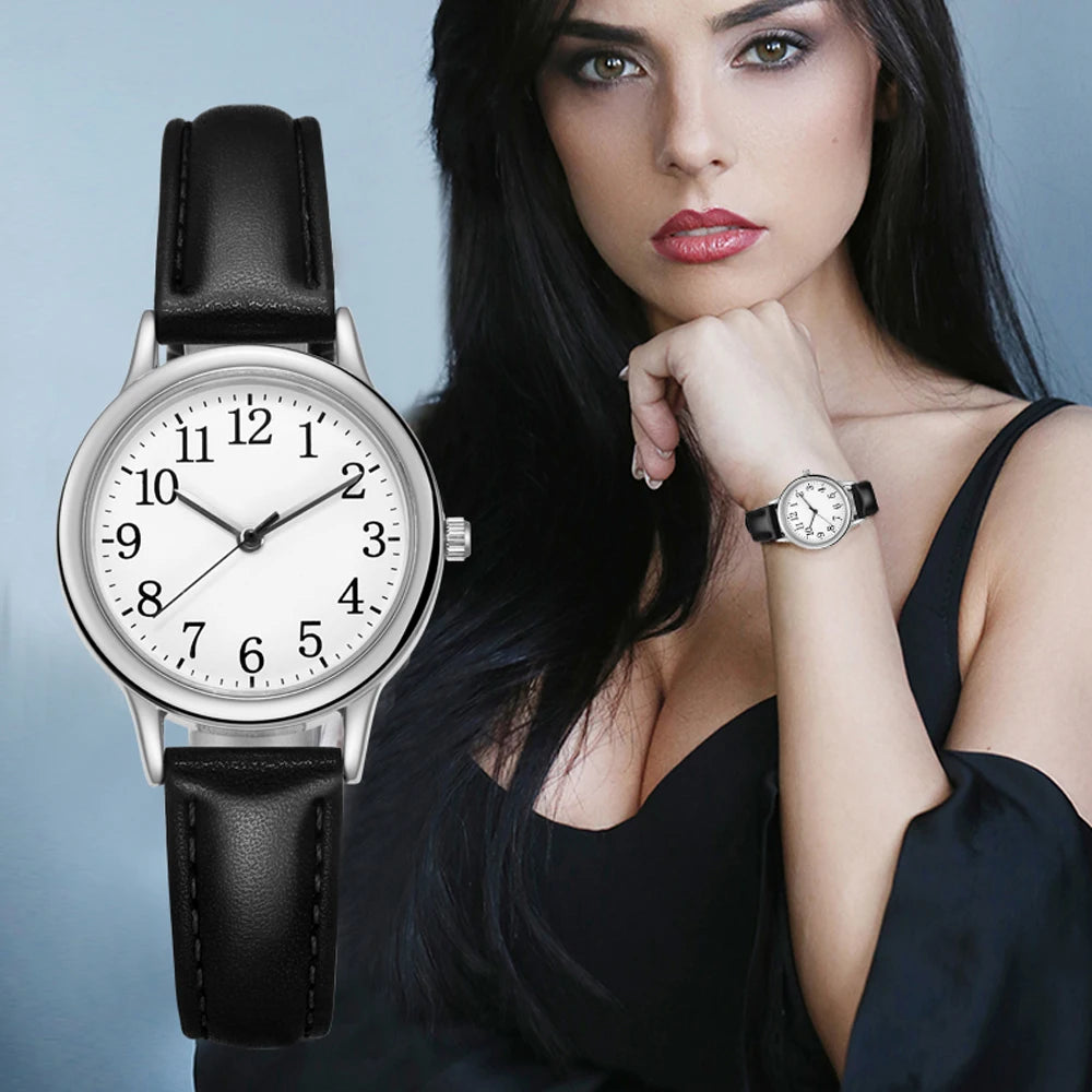 Elegant & Easy-to-Read Quartz Watch for Women