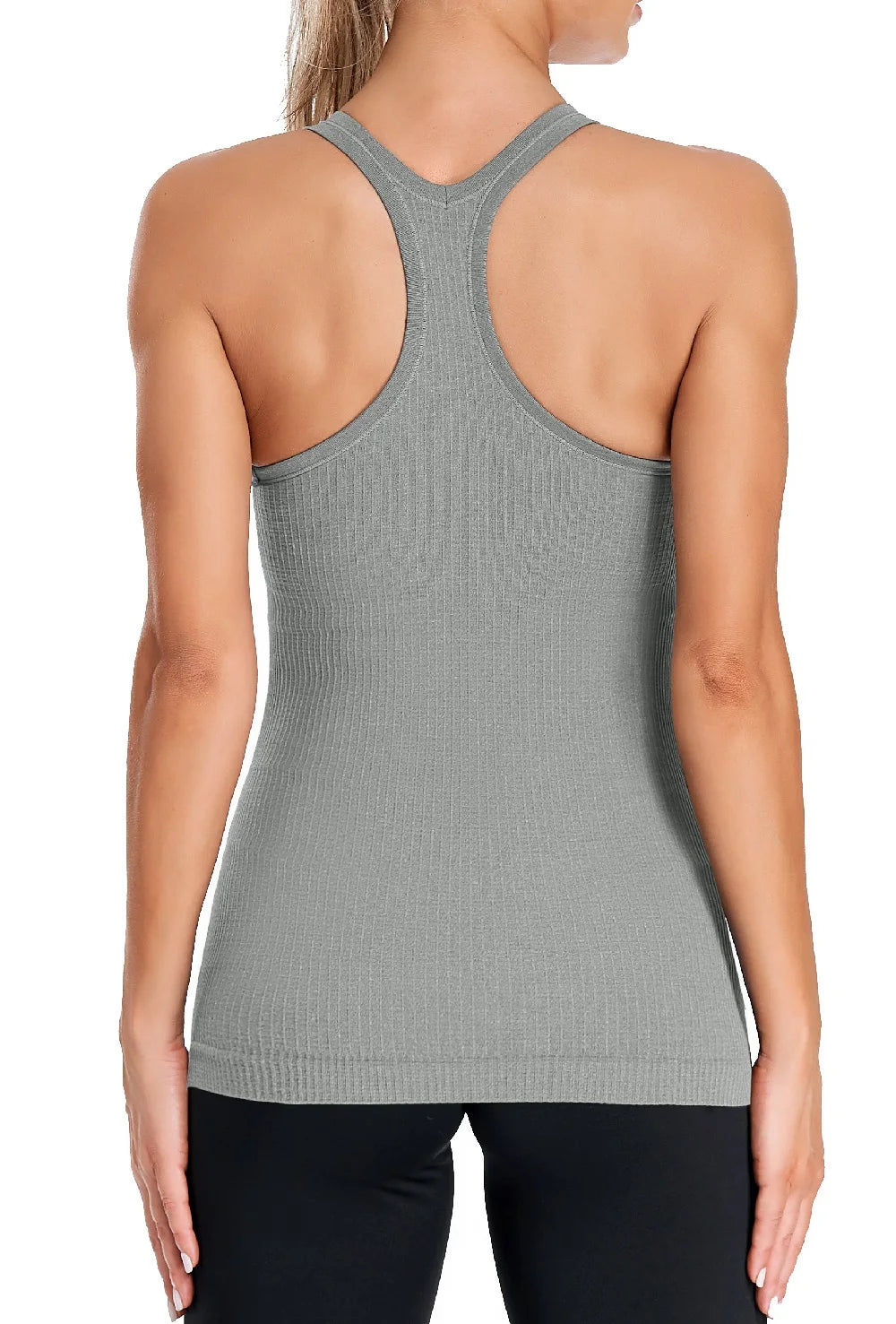 Attraco Women’s Racerback Tank Top with Built-in Shelf Bra