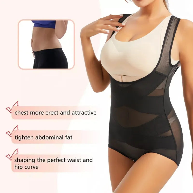 Seamless Full Body Shaper – Women’s Bodysuit Underwear