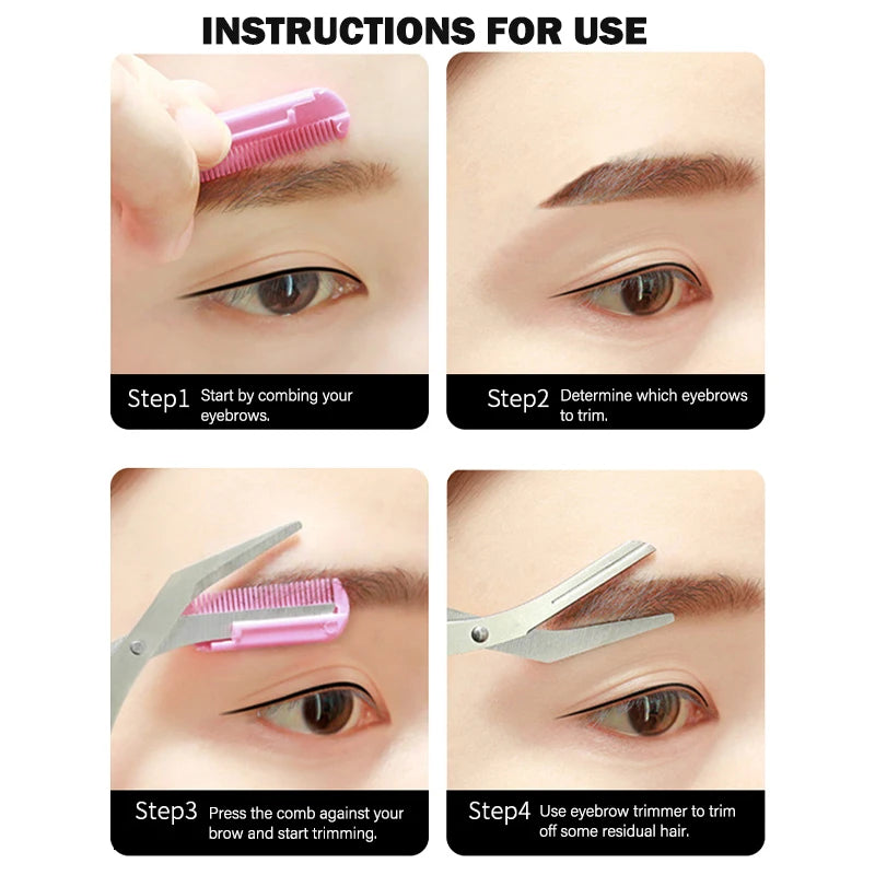 Eyebrow Trimmer Scissor Beauty