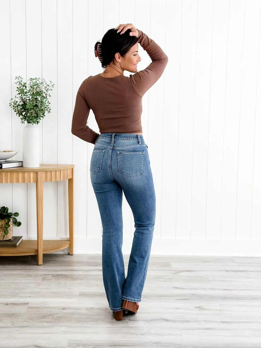 🔥2024 Hot Trend🔥Tummy Control Bootcut Jeans