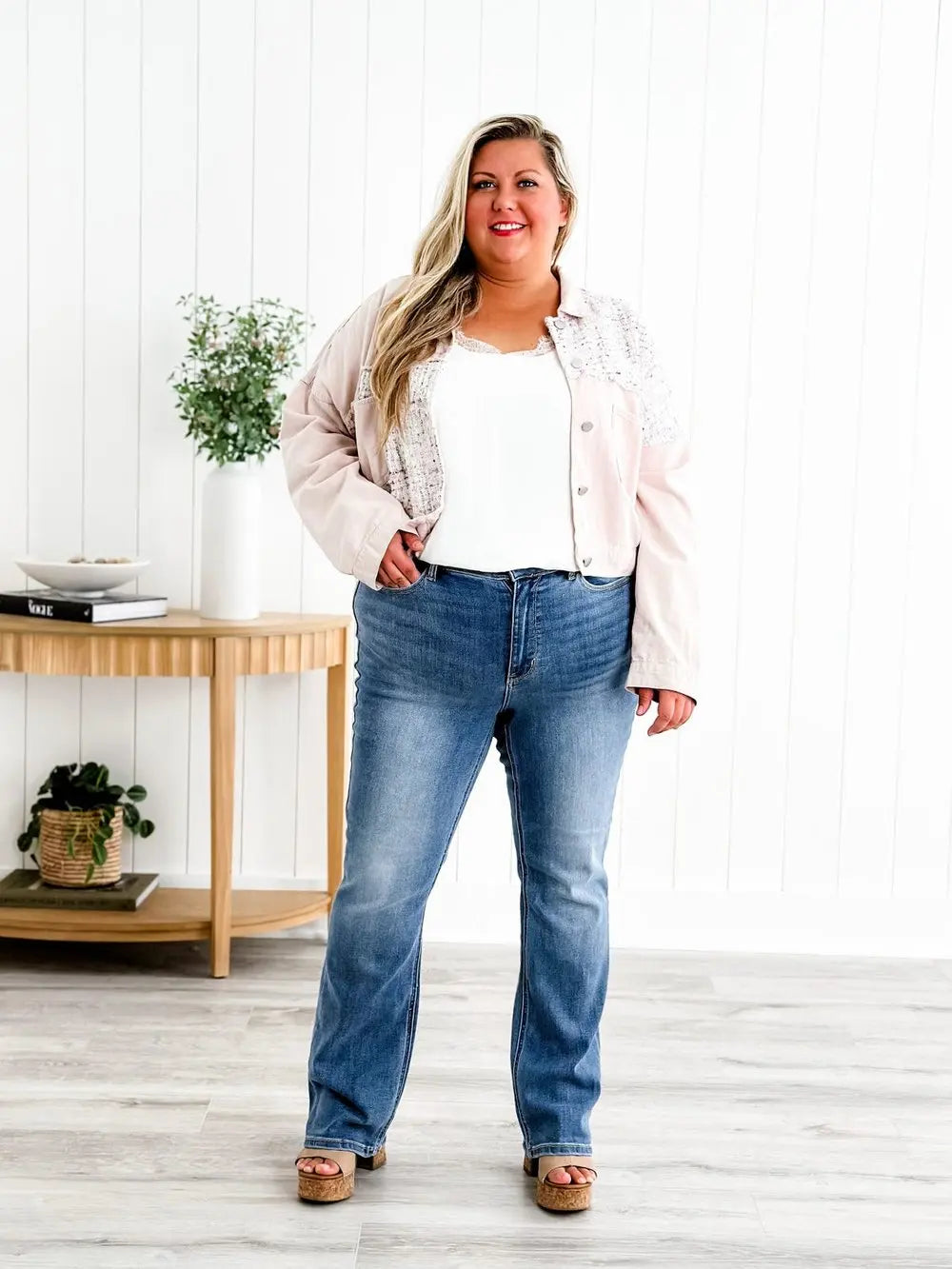 🔥2024 Hot Trend🔥Tummy Control Bootcut Jeans