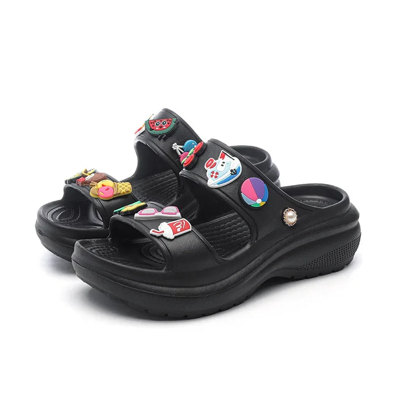Shoes Outdoor Beach Peep Toe Non-slip Sandalias De Mujer