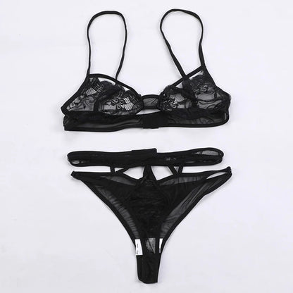 Sexy Lace Bralette Bikini Set