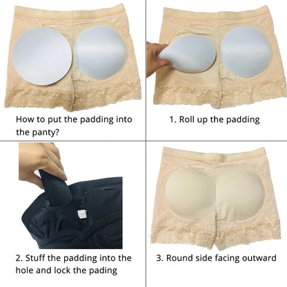 Butt Lifter Padded Panty – High-Waist Body Shaper for Women