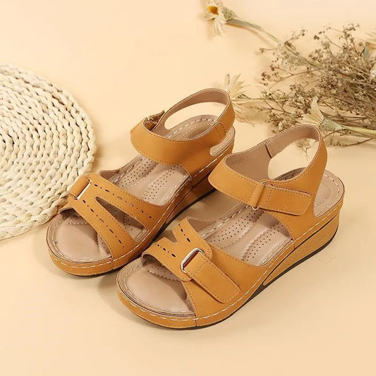 Women Beach Sandals Soft Stitching Ladies Sandals