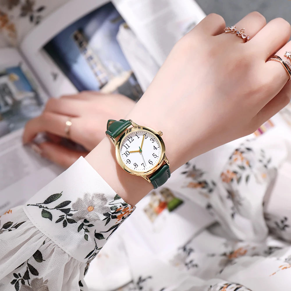 Elegant & Easy-to-Read Quartz Watch for Women