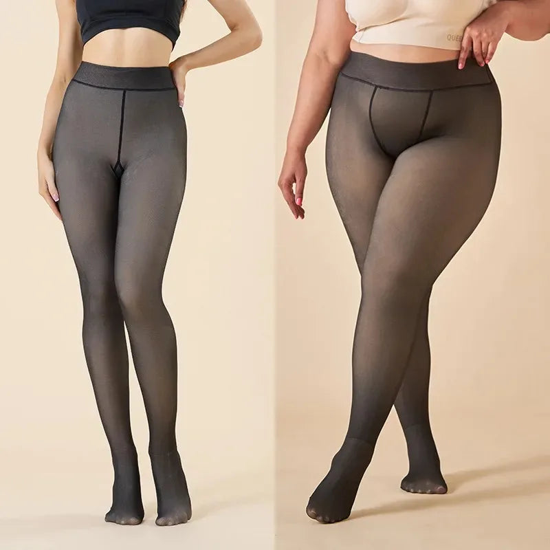 Warm Winter Thermal Fleece Tights