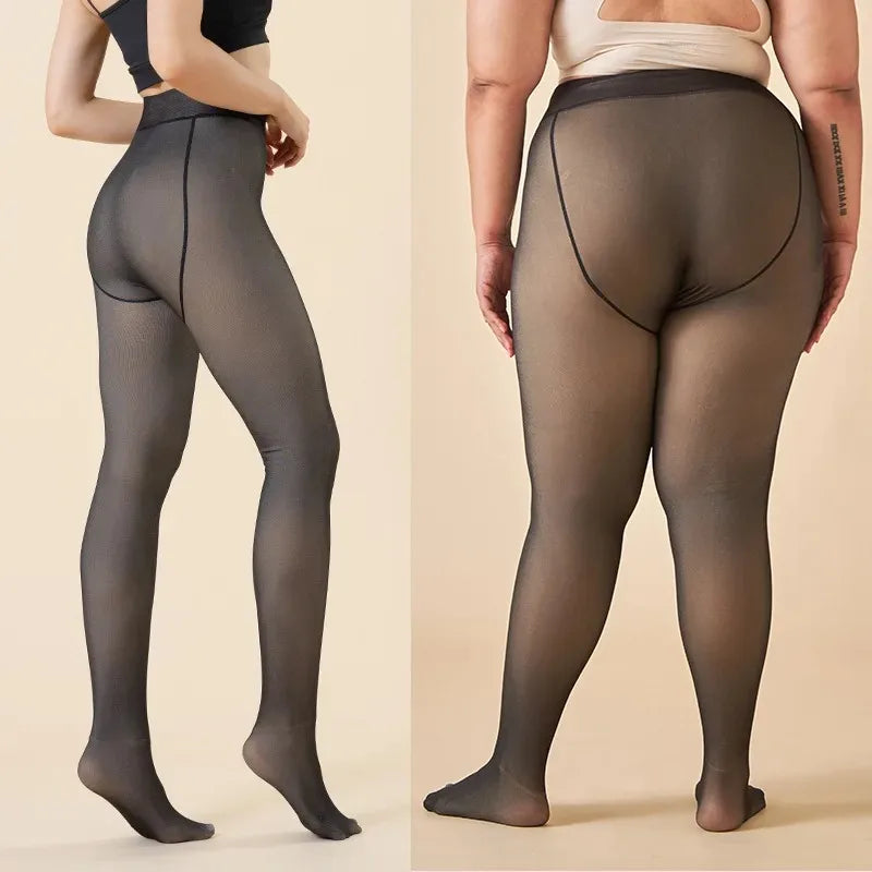 Warm Winter Thermal Fleece Tights