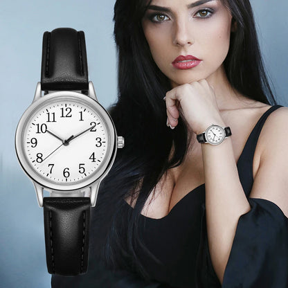 Elegant & Easy-to-Read Quartz Watch for Women