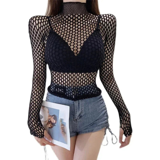 Trendy & Sexy Mesh Top for Women