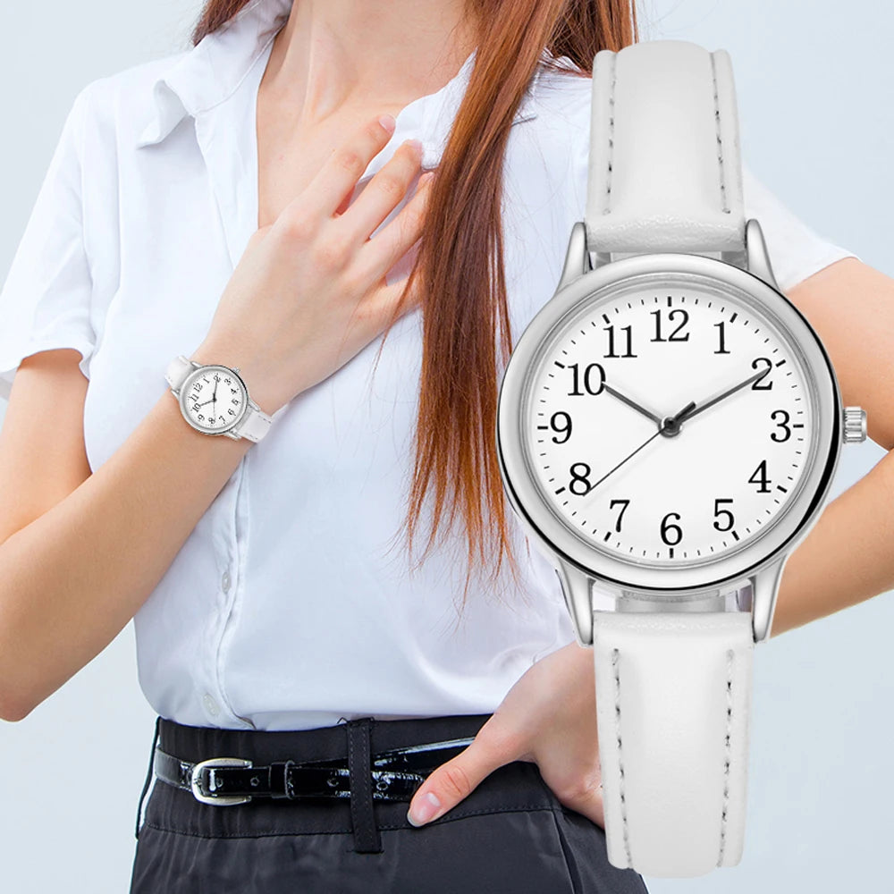 Elegant & Easy-to-Read Quartz Watch for Women
