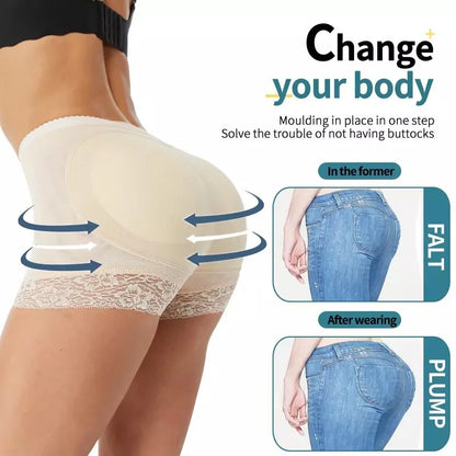 Butt Lifter Padded Panty – High-Waist Body Shaper for Women