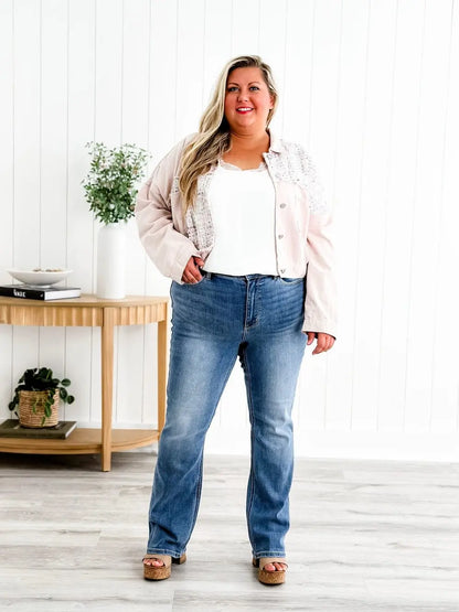 🔥2024 Hot Trend🔥Tummy Control Bootcut Jeans