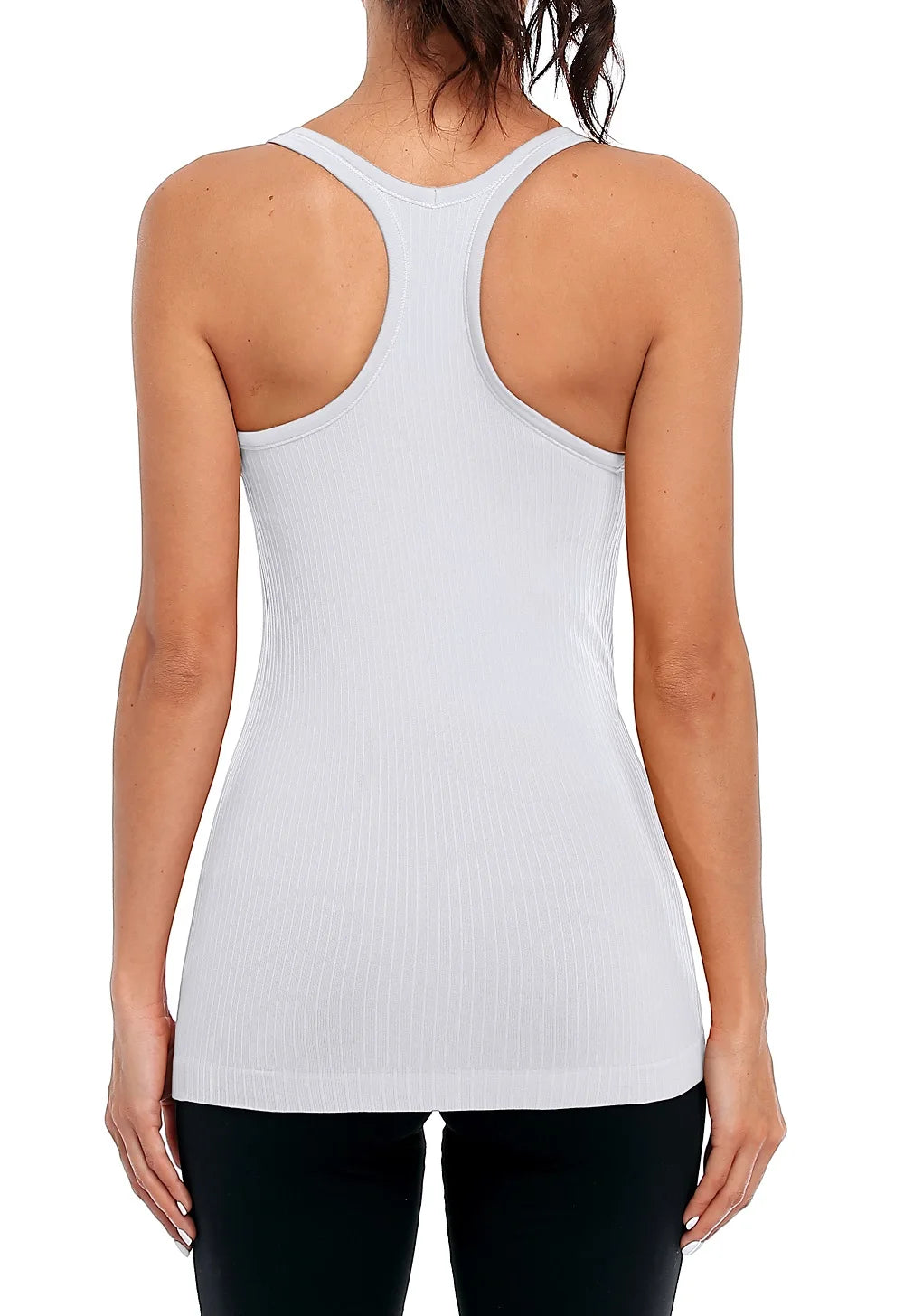 Attraco Women’s Racerback Tank Top with Built-in Shelf Bra
