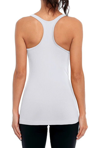 Attraco Women’s Racerback Tank Top with Built-in Shelf Bra
