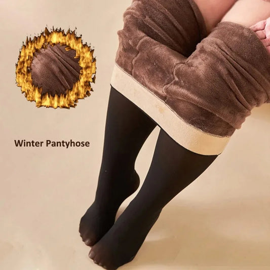 Warm Winter Thermal Fleece Tights