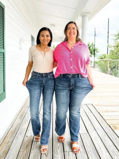 🔥2024 Hot Trend🔥Tummy Control Bootcut Jeans