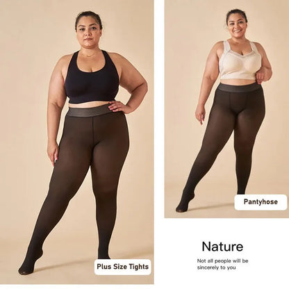 Warm Winter Thermal Fleece Tights